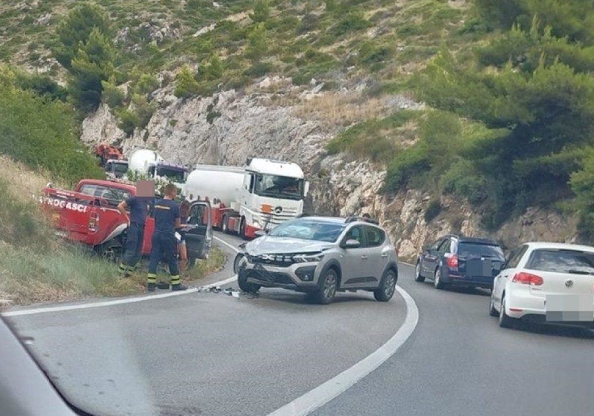 Sudar Vatrogasnog I Osobnog Vozila U Dubrovniku