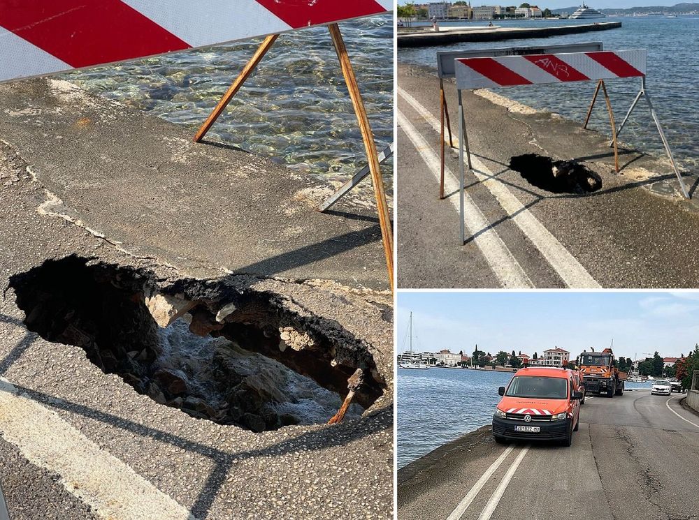 RUPA NA CESTI UZ MORE Grad Zadar Već 10 Dana U Potrazi Za Dvije Daske I ...